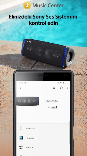 Sony | Music Center ekran görüntüsü