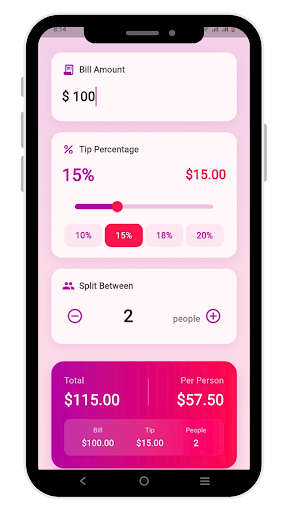 TipSmart-Smart Tip Calculator ekran görüntüsü