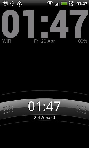 Simple Clock Live Wallpaper ekran görüntüsü