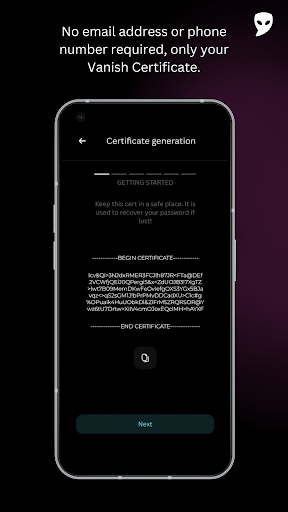 Vanish - Chat Anonymously ekran görüntüsü