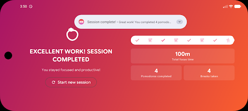Pomodoro: Focus & Study Timer ekran görüntüsü