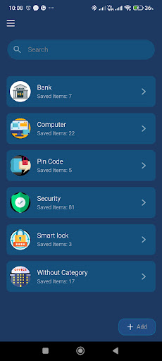 Secure Password Manager ekran görüntüsü