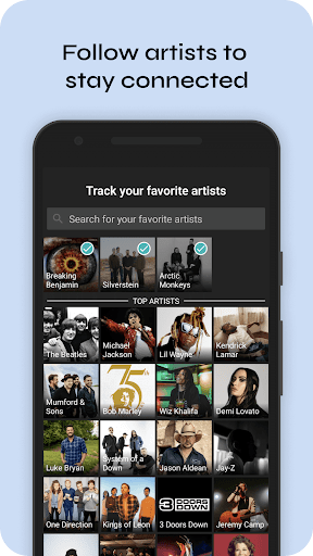Bandsintown Concerts ekran görüntüsü