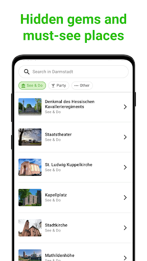 Darmstadt SmartGuide ekran görüntüsü