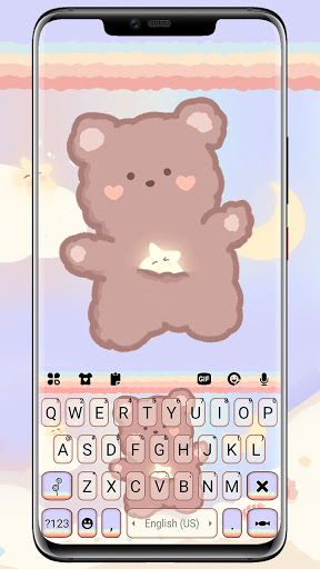 Kawaii Teddy Tema ekran görüntüsü