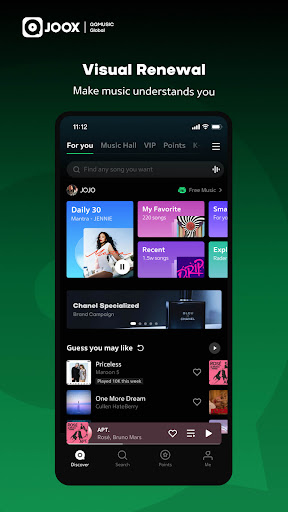 JOOX Music ekran görüntüsü