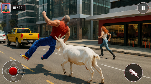 Angry Goat Animal Simulator 3d ekran görüntüsü