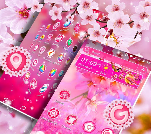 Sakura Launcher Theme ekran görüntüsü