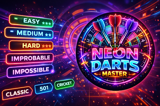 Neon Darts Master - Offline ekran görüntüsü