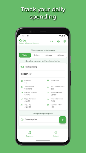 Ordo: Budget & Expense Manager ekran görüntüsü