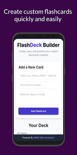 Flashcard Generator ekran görüntüsü