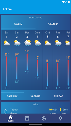 Hava Durumu türkiye XS PRO ekran görüntüsü