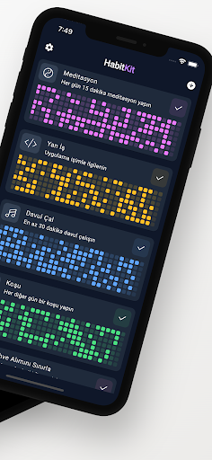 Habit Tracker - HabitKit ekran görüntüsü