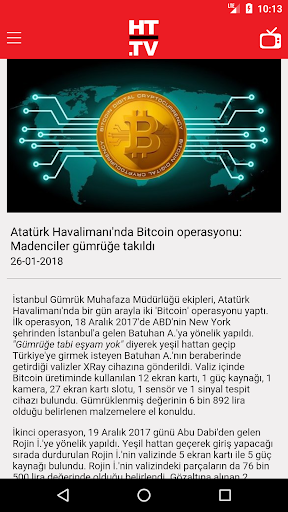 Haberturk TV ekran görüntüsü