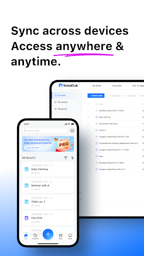 VoiceCube:Transcribe AI notes ekran görüntüsü