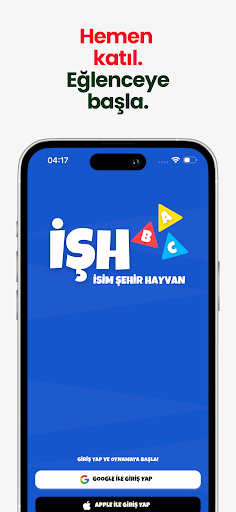İsim Şehir Hayvan ekran görüntüsü