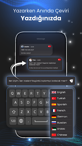 Sohbet için Klavye Tercümanı ekran görüntüsü
