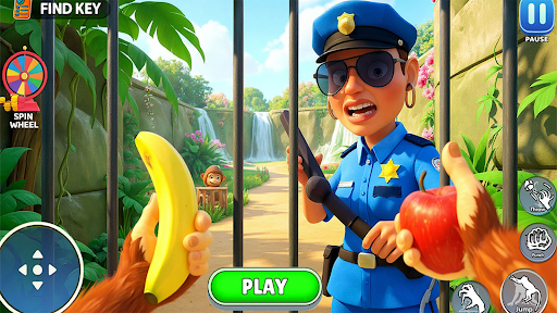 Pranks Monkey Animal Simulator ekran görüntüsü