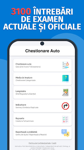 Chestionare Auto 2025 ekran görüntüsü