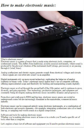 How to Make Electronic Music ekran görüntüsü
