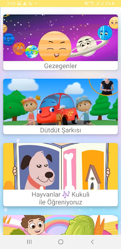 çocuk şarkıları internetsiz ekran görüntüsü