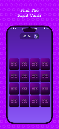 BTS Card Match ekran görüntüsü