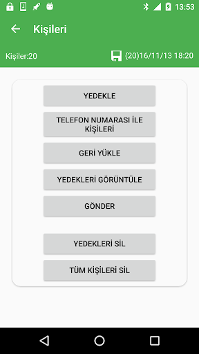 Süper Yedekleme: SMS & Kişiler ekran görüntüsü