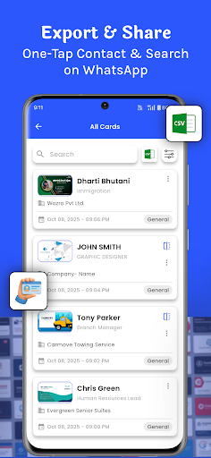 Business Card Scanner ekran görüntüsü