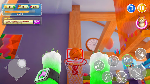 Cat Simulator Pranks Vs Granny ekran görüntüsü