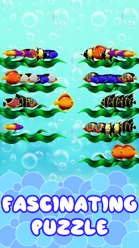 Fish Color Sort - Puzzle Games ekran görüntüsü