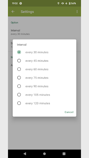 Anti-Sitting Timer ekran görüntüsü