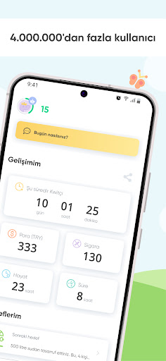 Kwit - Sigara içmeyi bırak ekran görüntüsü