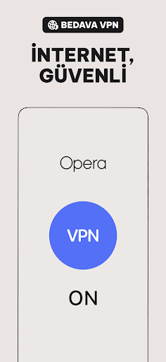 VPN ile Opera Özel Tarayıcı ekran görüntüsü