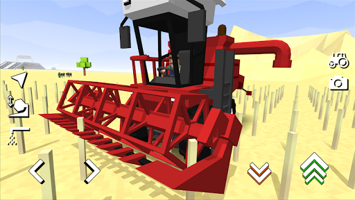 Blocky Farm Racing & Simulator ekran görüntüsü