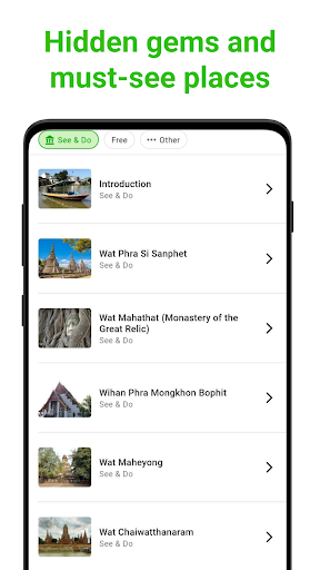 Ayutthaya SmartGuide ekran görüntüsü