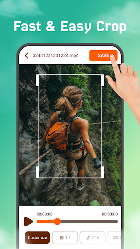 Crop, Trim Video Editor ekran görüntüsü