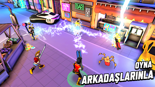 Gridpunk Battle Royale 3v3 PvP ekran görüntüsü