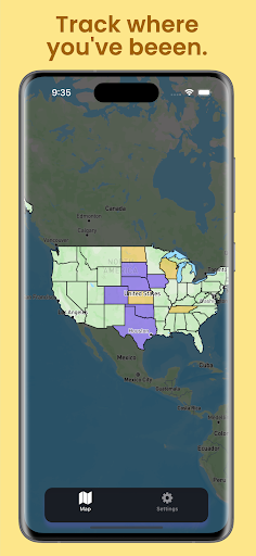USA States - Map Tracker ekran görüntüsü