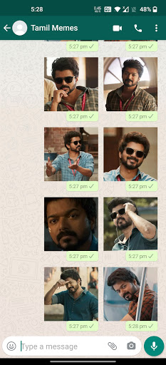 Vijay's Master Stickers ekran görüntüsü