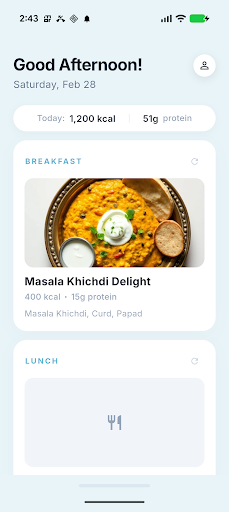 Plato - Daily Meal Planner ekran görüntüsü