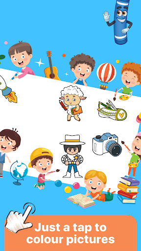 çocuklar Boyama kitabı App ekran görüntüsü