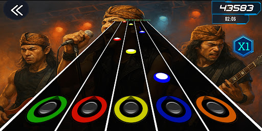 Guitar Indonesia Hero ekran görüntüsü