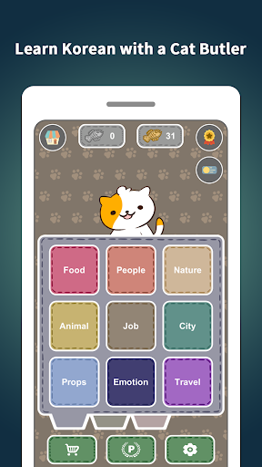 Quiz Cat : Learn Korean ekran görüntüsü