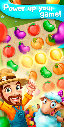 Funny Farm match 3 game ekran görüntüsü