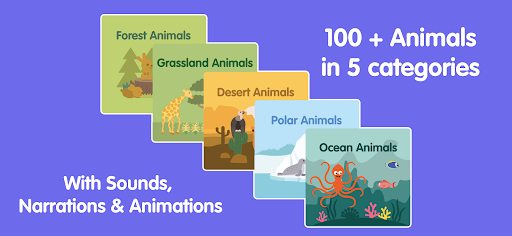 Learn Animals for Kids ekran görüntüsü
