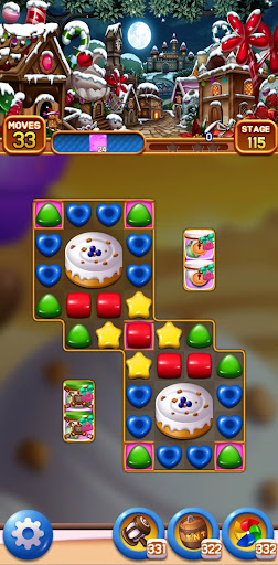 Sweet Cookies Kingdom_Match 3 ekran görüntüsü