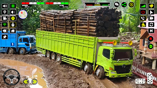 Çamur Kamyonu 4x4 Koşucu Oyunu ekran görüntüsü