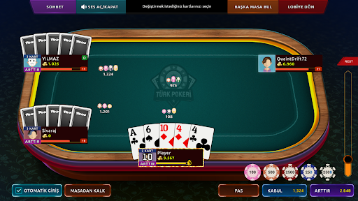 Türk Pokeri ekran görüntüsü