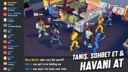 Gridpunk Battle Royale 3v3 PvP ekran görüntüsü
