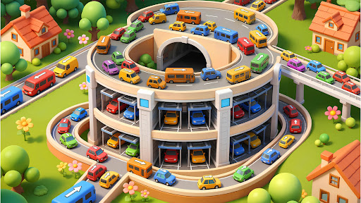 Car Jam Parking: Bus Game ekran görüntüsü
